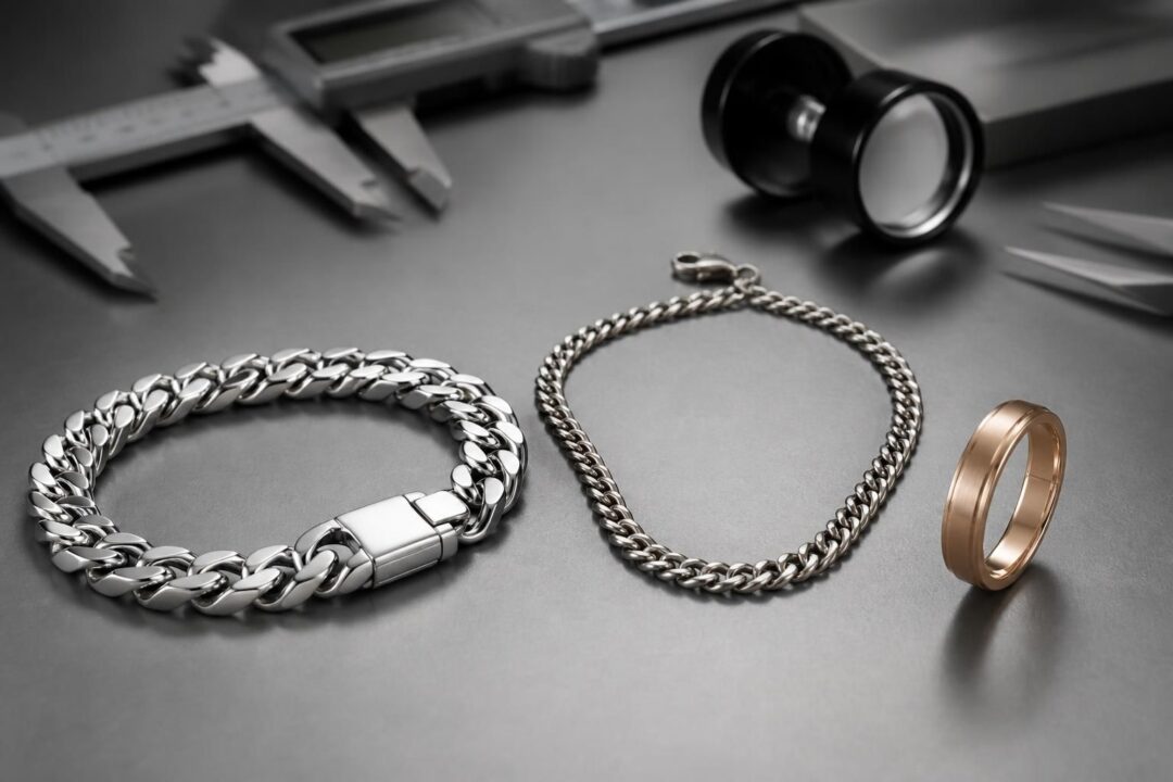 découvrez comment lire et comprendre la composition des bijoux en acier inoxydable, qu'ils soient en acier 316l, 304 ou simplement plaqués, pour choisir la meilleure qualité.