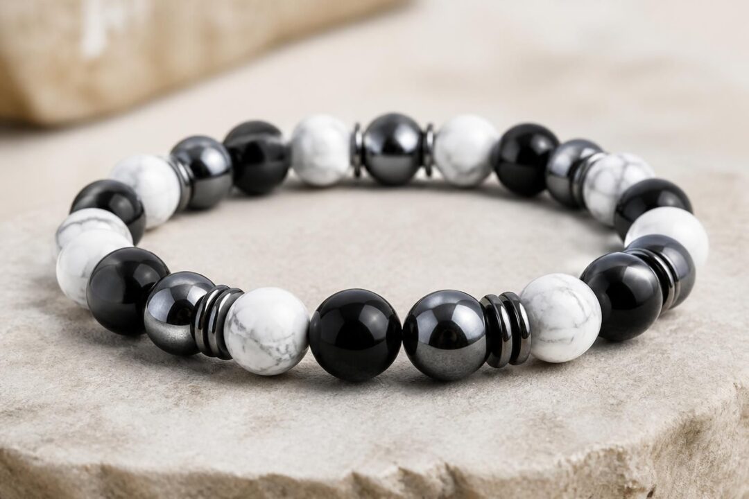 découvrez tout ce qu'il faut savoir avant d'acheter un bracelet de perles pour homme en obsidienne, howlite et hématite : bienfaits, styles et conseils pour faire le bon choix.